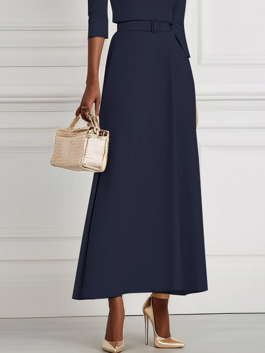 Morden Off The Shoulder Dress With No