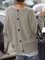 Solid Long Sleeve Cotton-Blend Sweater