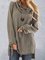 Mostata Casual Cowl Neck Plus Size Sweater