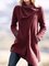 Mostata Asymmetrical Long Sleeve Cowl Neck Casual Outerwear