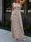 Mostata V Neck Floral Printed Boho Maxi Dresses