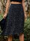 Black Polka Dots Vintage Skirts