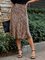Coffee Leopard Sexy Skirts