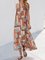 Red Sleeveless Spaghetti Chiffon Swing Dresses