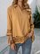 Light Khaki Shirt Collar Solid Cotton-Blend Shirts & Tops