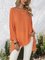 Orang 3/4 Sleeve Crew Neck Shirts & Tops