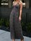 Brown Polka Dots Sexy Dresses