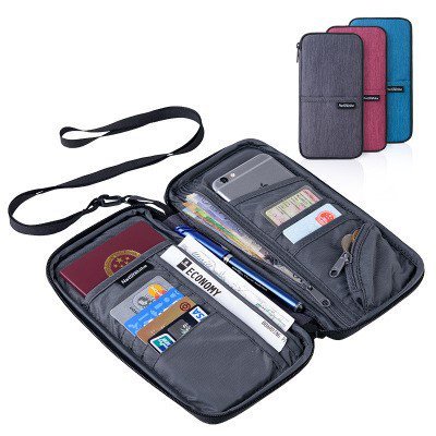 【Free Shipping】Travel Passport Card Ticket Cash Wallet Pouch Holder For iphone