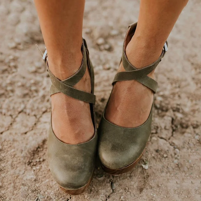 tan closed toe high heels