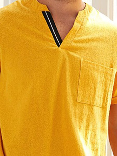 Men's Fashion Casual Short Sleeve Shirt
