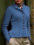 Women Buttoned Vintage Sweater Cardigans