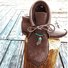 Camel All Season Cowhide Leather Flat Heel Daily Boots