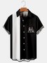 Mens Mother's Day Print Casual Breathable Short Sleeve Shirt