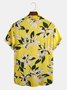 Men's Fashion Quality High Silk Cotton Short Sleeve Lapel Shirt